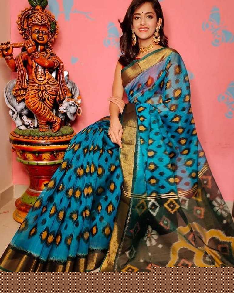 YNF SOFT SILK RRW 02 SILK SAREES WHOLESALE SOFT SILK TRADITIONAL IKAT SAREES MANUFACTURER